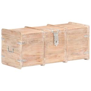 vidaXL opbevaringskiste 90x40x40 cm massivt akacietr&aelig;