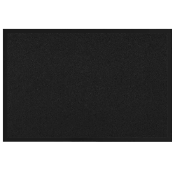 vidaXL D&oslash;rm&aring;tte Sort 60 x 40 x 1.2 cm Teddy Stof