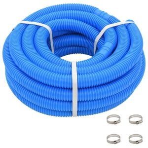 vidaXL poolslange med klemmer 38 mm 12 m bl&aring;