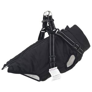 vidaXL Hundejakke Sort L40 Fleece og polyester