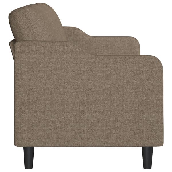 vidaXL 3-personers sofa 180 cm stof gr&aring;brun