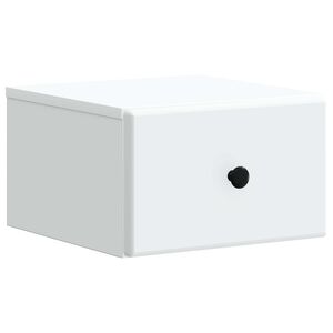 vidaXL V&aelig;gh&aelig;ngt Natbord Hvid 34,5 x 33 x 20 cm Konstrueret tr&aelig;