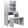 vidaXL konsolbords&aelig;t 74,5x40x141 cm gr&aring; sonoma-eg
