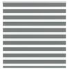 vidaXL zebragardin m&oslash;rkegr&aring; 150x150 cm stofbredde 145,9 cm polyester