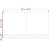 vidaXL Reservedug til markise Beige 380 x 195 cm Polyester