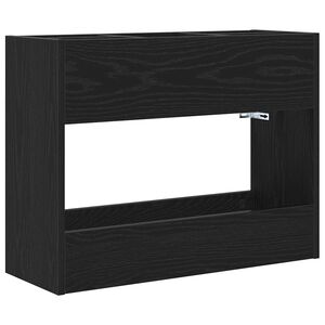 vidaXL Parasolfod Sort eg 65 x 24 x 50 cm Konstrueret tr&aelig;