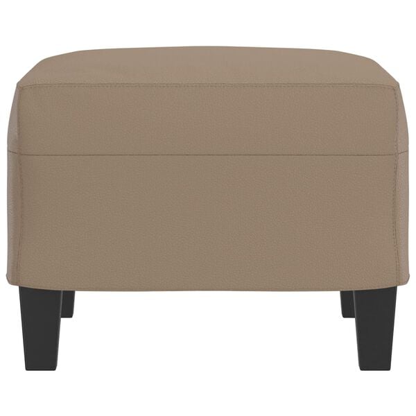 vidaXL fodskammel 60x50x41 cm kunstlæder cappuccino