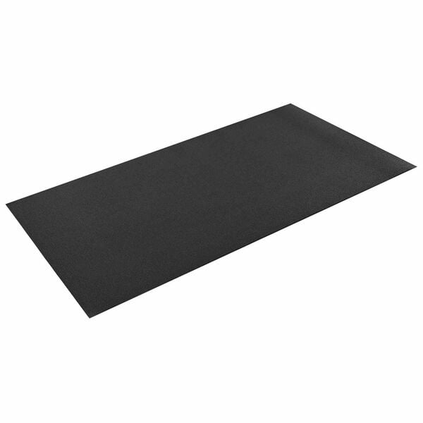 vidaXL Sport Beskyttelsesm&aring;tte Sort 120 x 60 x 0,6 cm H&oslash;j densitet PVC