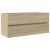 vidaXL underskab til h&aring;ndvask 100x38,5x45 cm konstrueret tr&aelig; sonoma-eg