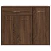 vidaXL skænk 88x30x70 cm konstrueret træ brun egetræsfarve