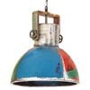 vidaXL industriel h&aelig;ngelampe 40 cm E27 25 W flerfarvet rund