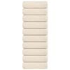 vidaXL vaskeh&aring;ndkl&aelig;der FROGN 10 stk. cremefarvet 30x30 cm 360 gsm