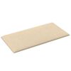 vidaXL V&aelig;ghovedg&aelig;rde 12 pcs Creme 30 x 15 cm Stof