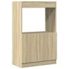 vidaXL skab 63x33x100 cm konstrueret tr&aelig; sonoma-eg