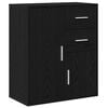 vidaXL Sideboard Sort eg 60 x 31 x 70 cm Konstrueret tr&aelig;