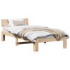 vidaXL Sengestel Naturfarvet 75 x 190 cm Massiv fyrretr&aelig;