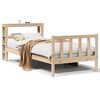 vidaXL sengeramme uden madras 90x190 cm massivt fyrretr&aelig;