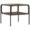 vidaXL Sidebord Gammelt tr&aelig; 100 x 50 x 46 cm Konstrueret tr&aelig;