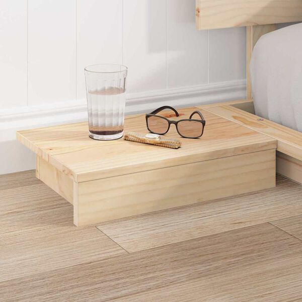 vidaXL Sengestel Brun 200 x 200 cm tr&aelig;