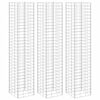 vidaXL gabion-højbede 3 stk. 30x30x150 cm jern