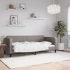 vidaXL daybed 80x200 cm stof gr&aring;brun