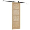 vidaXL Skyded&oslash;r ORKDAL 73,5 x 211 cm Massivt fyrretr&aelig; Naturfarvet