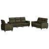 vidaXL Sofa S&aelig;t 3 pcs Army Gr&oslash;n Faux Suede L&aelig;der