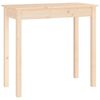 vidaXL konsolbord 80x40x75 cm massivt fyrretr&aelig;