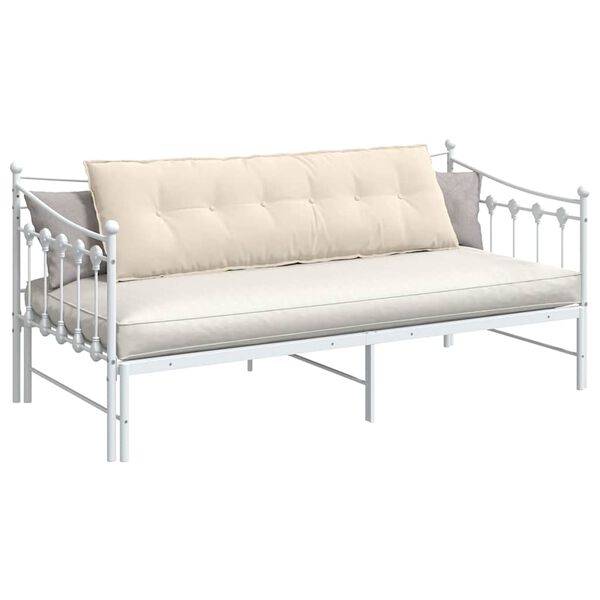 vidaXL Rygpude Beige 160 x 50 cm Mikrofiberstof