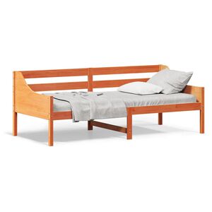 vidaXL daybed uden madras 80x200 cm massivt fyrretr&aelig; gyldenbrun