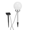 HI soldrevet roterende LED-havelampe kugleformet 15 cm