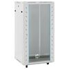 vidaXL netv&aelig;rksskab med drejelige f&oslash;dder 22U 19" IP20 60x60x120 cm