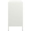 vidaXL skab 68x39x73,5 cm koldvalset st&aring;l hvid