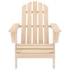 vidaXL Adirondack-havestol med bord massivt grantræ