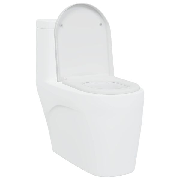 vidaXL Toilet s&aelig;de Hvid 49 x 36 x 4 cm Duroplast