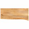 vidaXL bordplade 90x30x3,8 cm naturlig kant massivt mangotr&aelig;