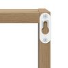 vidaXL Væghylder 2 pcs Artisan Egetræ 26 x 15 x 26 cm Konstrueret træ