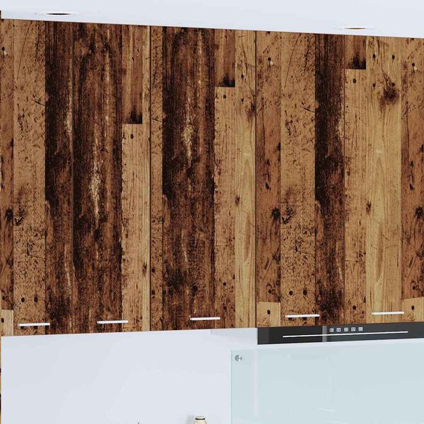 vidaXL H&aelig;ngeskab med d&oslash;r Gammelt tr&aelig; 40 x 31 x 100 cm Konstrueret tr&aelig;