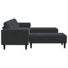 vidaXL Stue Sofa 3 pcs Sort