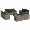 vidaXL sofas&aelig;t til haven 13 dele med hynder polyrattan gr&aring;