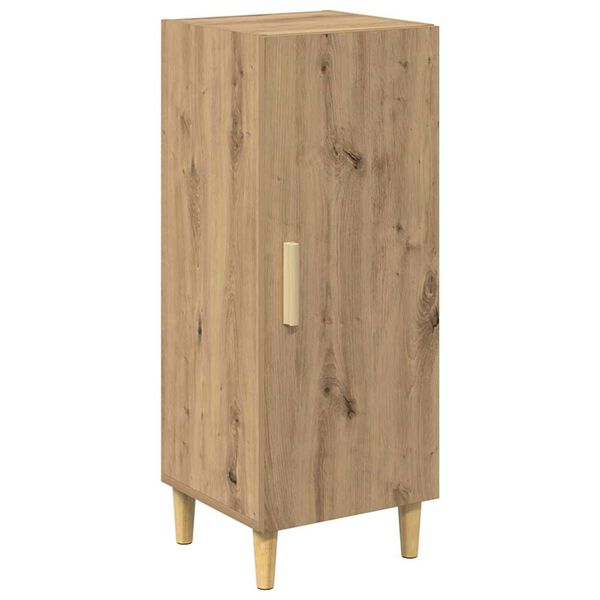 vidaXL Sideboard Artisan Egetr&aelig; 34,5 x 34 x 90 cm Konstrueret tr&aelig;
