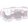 vidaXL sofas&aelig;t til haven 8 dele med hynder polyrattan beige