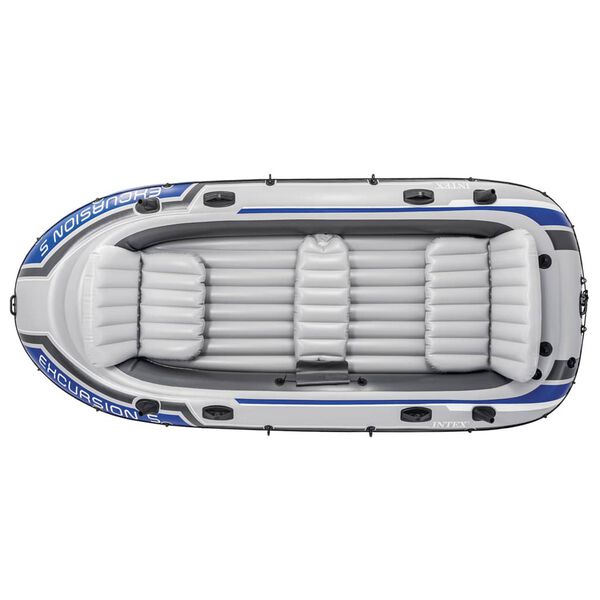 Intex oppustelig b&aring;ds&aelig;t Excursion 5 med trollingmotor og beslag