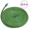 vidaXL sprinklerslange 3 r&oslash;r 22,5 m PVC gr&oslash;n