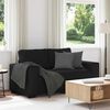 vidaXL 2-personers sofa 160x77x82 cm stof sort