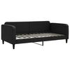 vidaXL daybed med udtræk og madras 100x200 cm stof sort