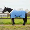 vidaXL Hestet&aelig;ppe Fuldt aqua 105 cm Polar fleece