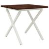 vidaXL Dining table med live edge 90 x 90 x 75 cm Massivt Akacietr&aelig;