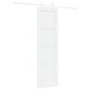 vidaXL Skyded&oslash;r 61 x 198,5 cm Konstrueret tr&aelig; Hvid