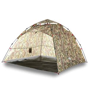 vidaXL 4-personers fisketelt quick-release camouflage
